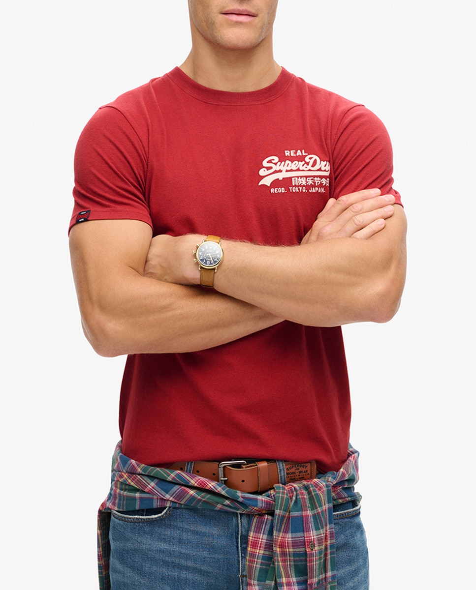 Imagen 0 de Camiseta gráfica clásica con logotipo Vintage