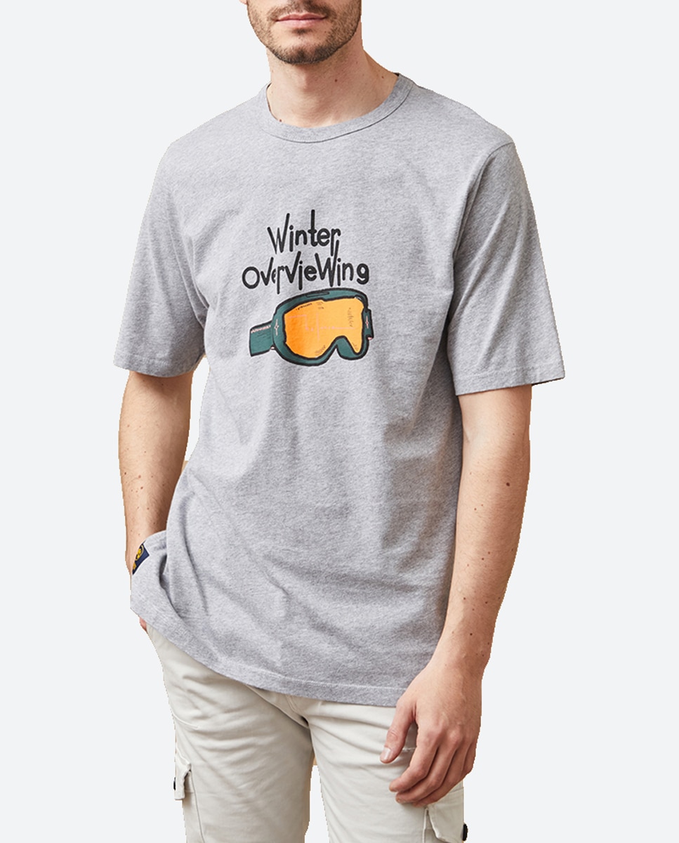 Imagen 0 de Camiseta de hombre, serigrafia en delantero.