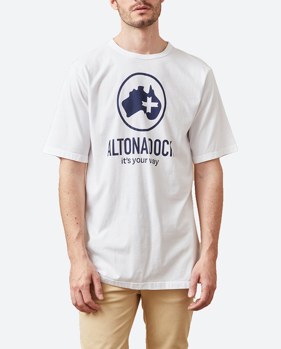 Imagen 0 de Camiseta de hombre, serigrafia de logo en delantero.