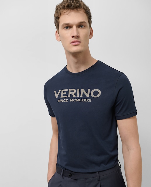 Imagen 0 de Camiseta de hombre manga corta con logo a contraste