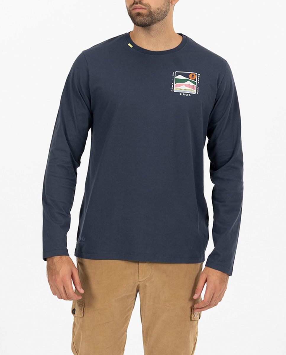 Imagen 0 de Camiseta hombre manga larga