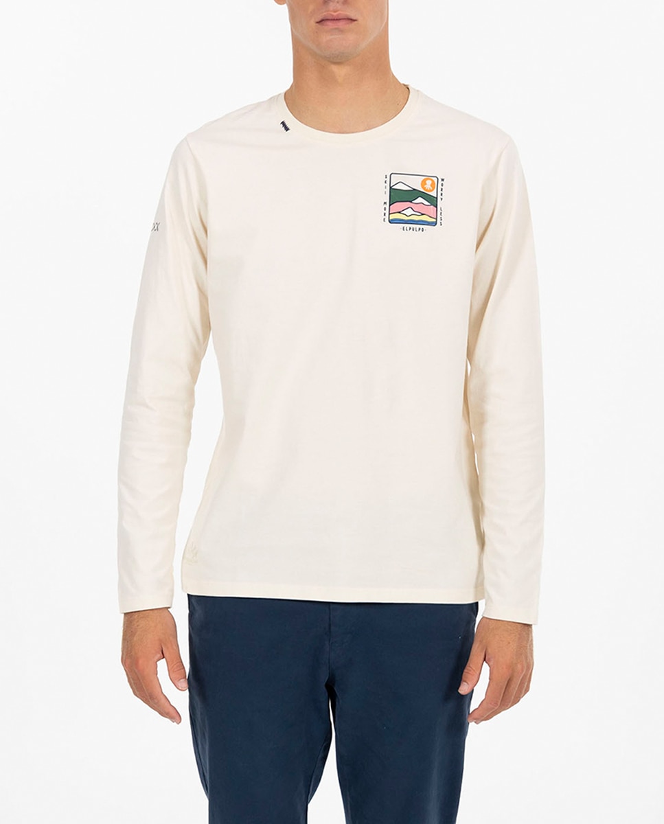 Imagen 0 de Camiseta hombre manga larga
