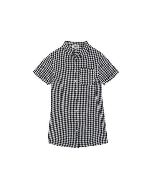 Imagen 0 de Vestido de niña corto, estampado cuadros vichy
