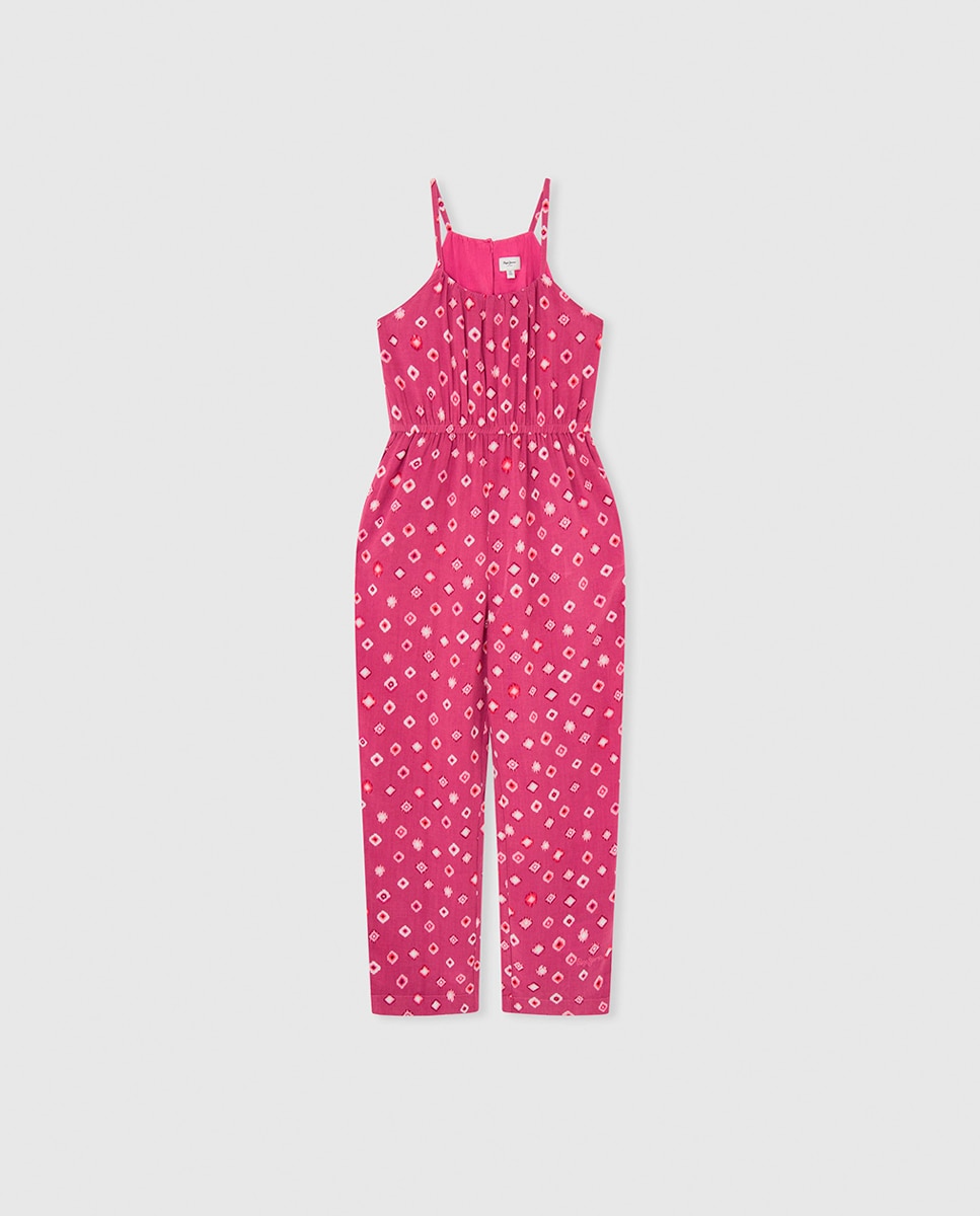Imagen 0 de Mono de tirantes estampado de niña