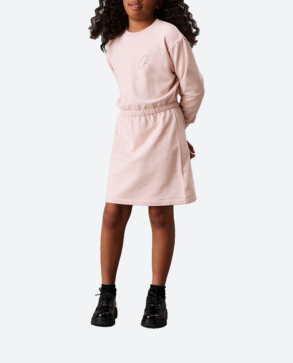 Imagen 0 de Vestido de felpa con logo de niña