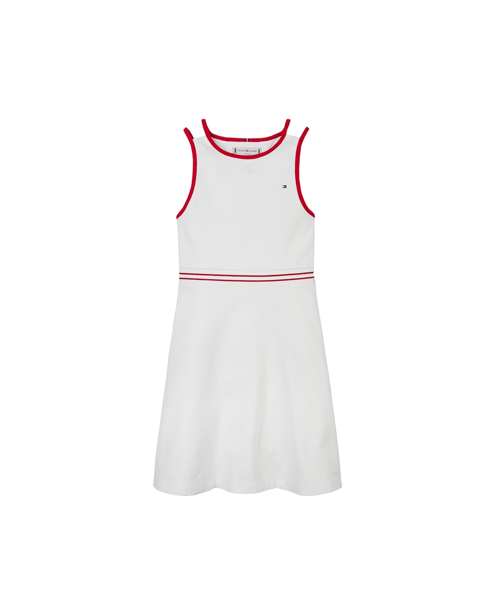 Imagen 0 de Vestido de niña sin mangas diseño deportivo
