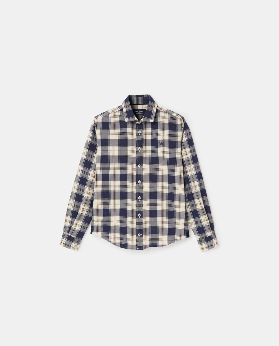 Imagen 0 de Camisa de niño de cuadros en franela