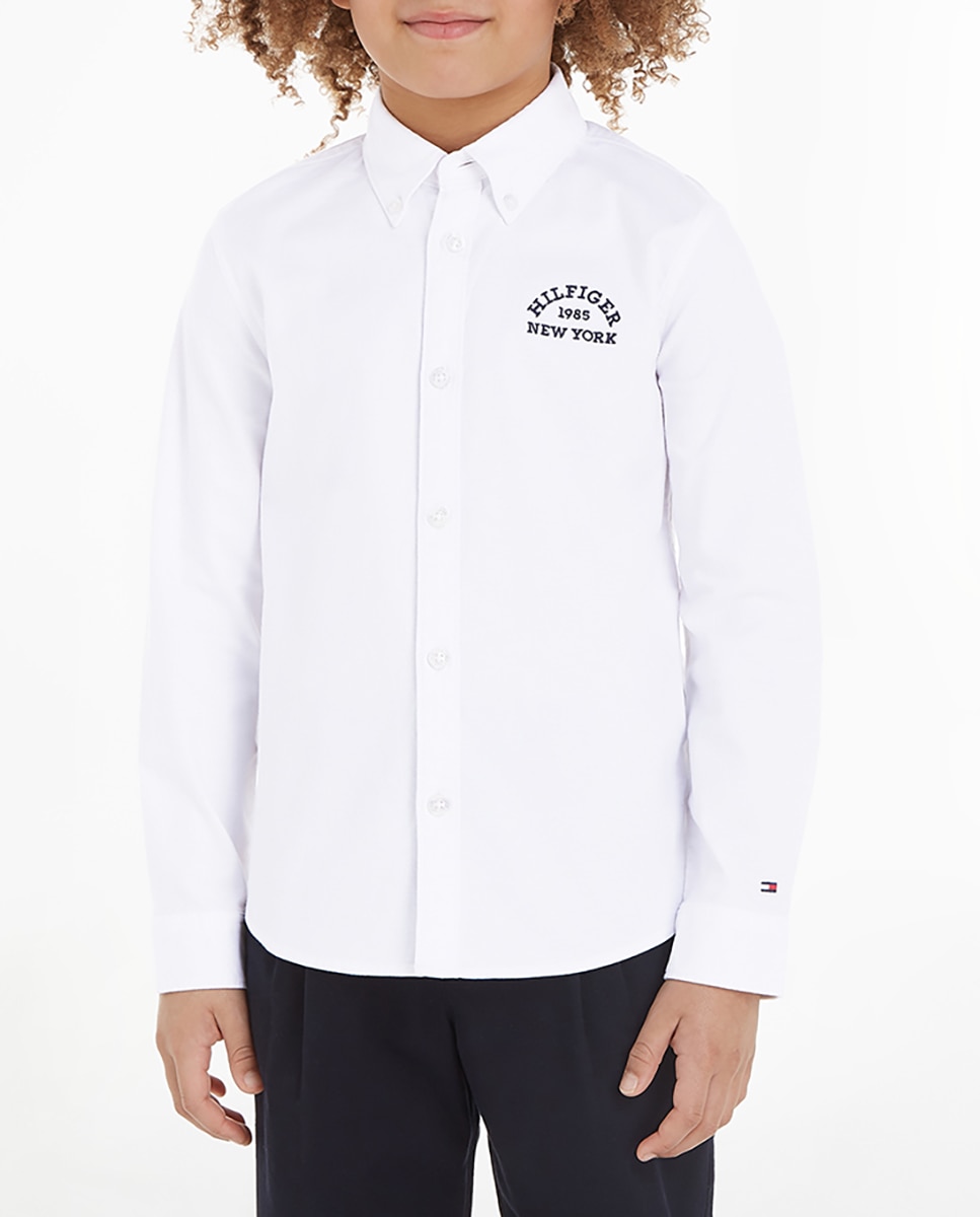 Imagen 0 de Camisa de niño de manga larga y logo