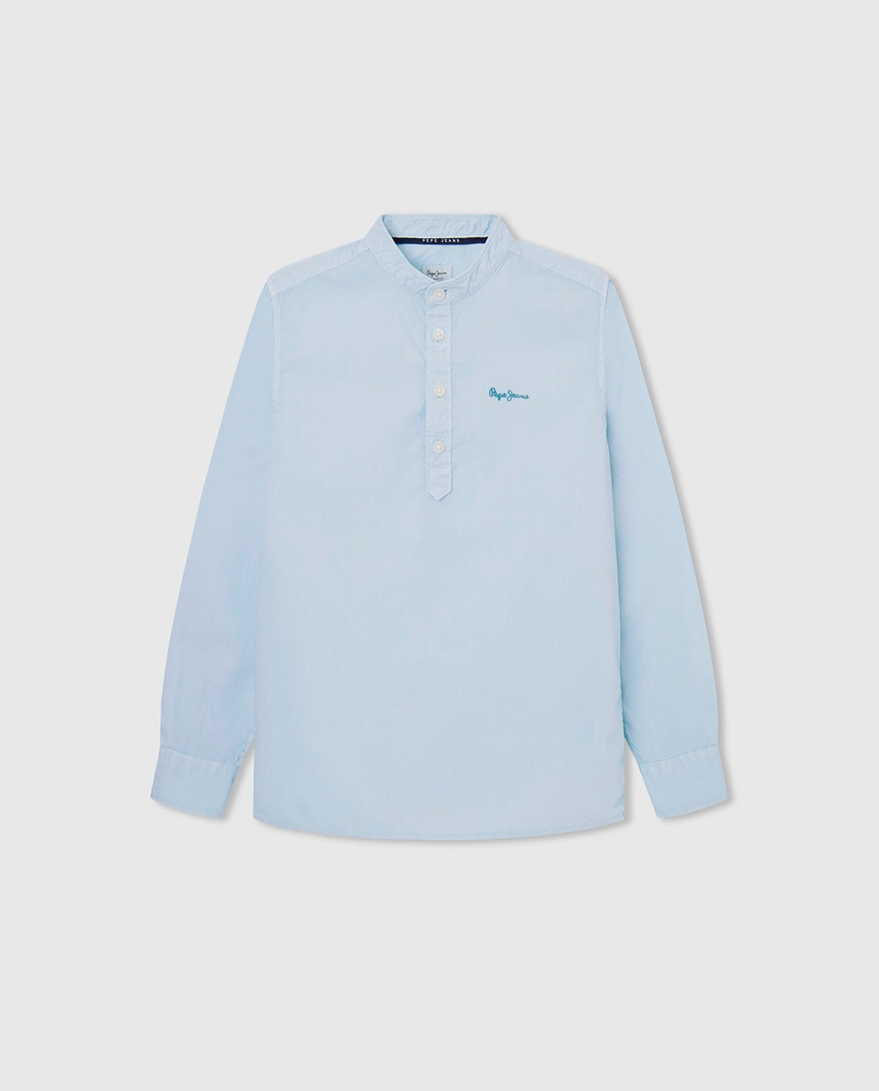 Imagen 0 de Camisa de niño manga larga 100% algodón