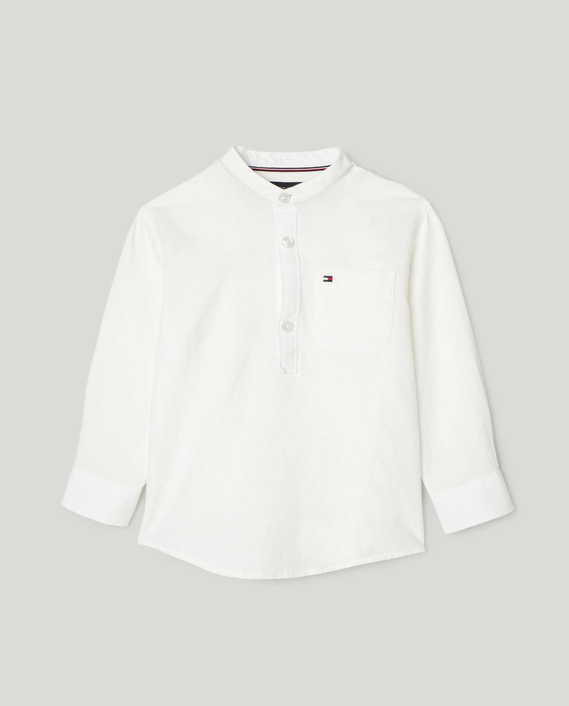 Imagen 0 de Camisa de niño manga larga y bolsillo lateral
