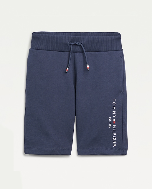 Imagen 0 de Bermuda deportiva de niño Tommy Hilfiger en negro con logo