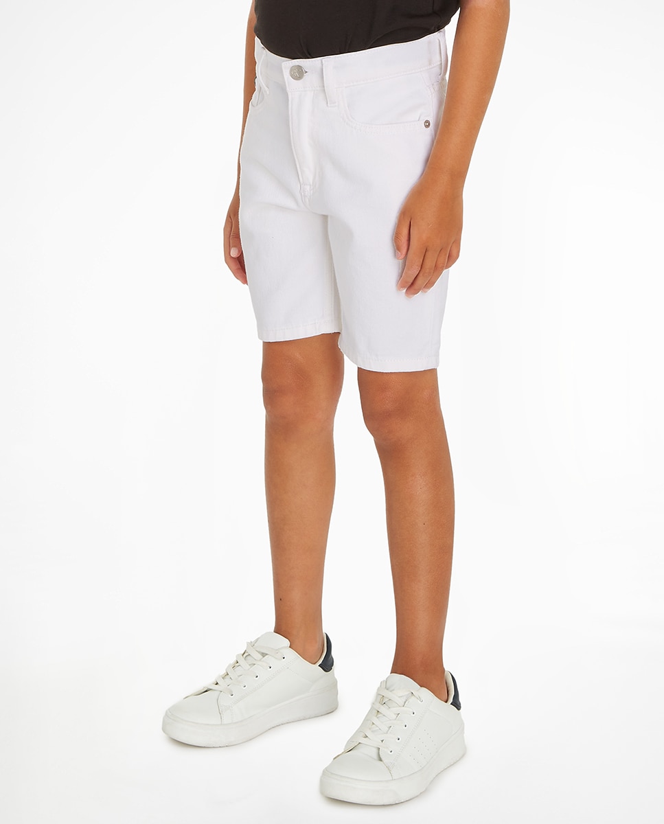 Imagen 0 de Shorts de color blanco de niño
