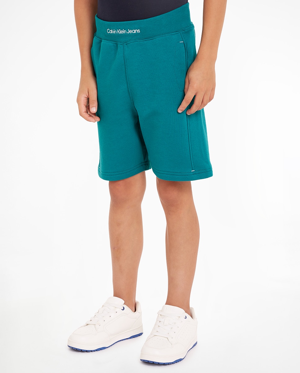 Imagen 0 de Shorts de color verde de niño