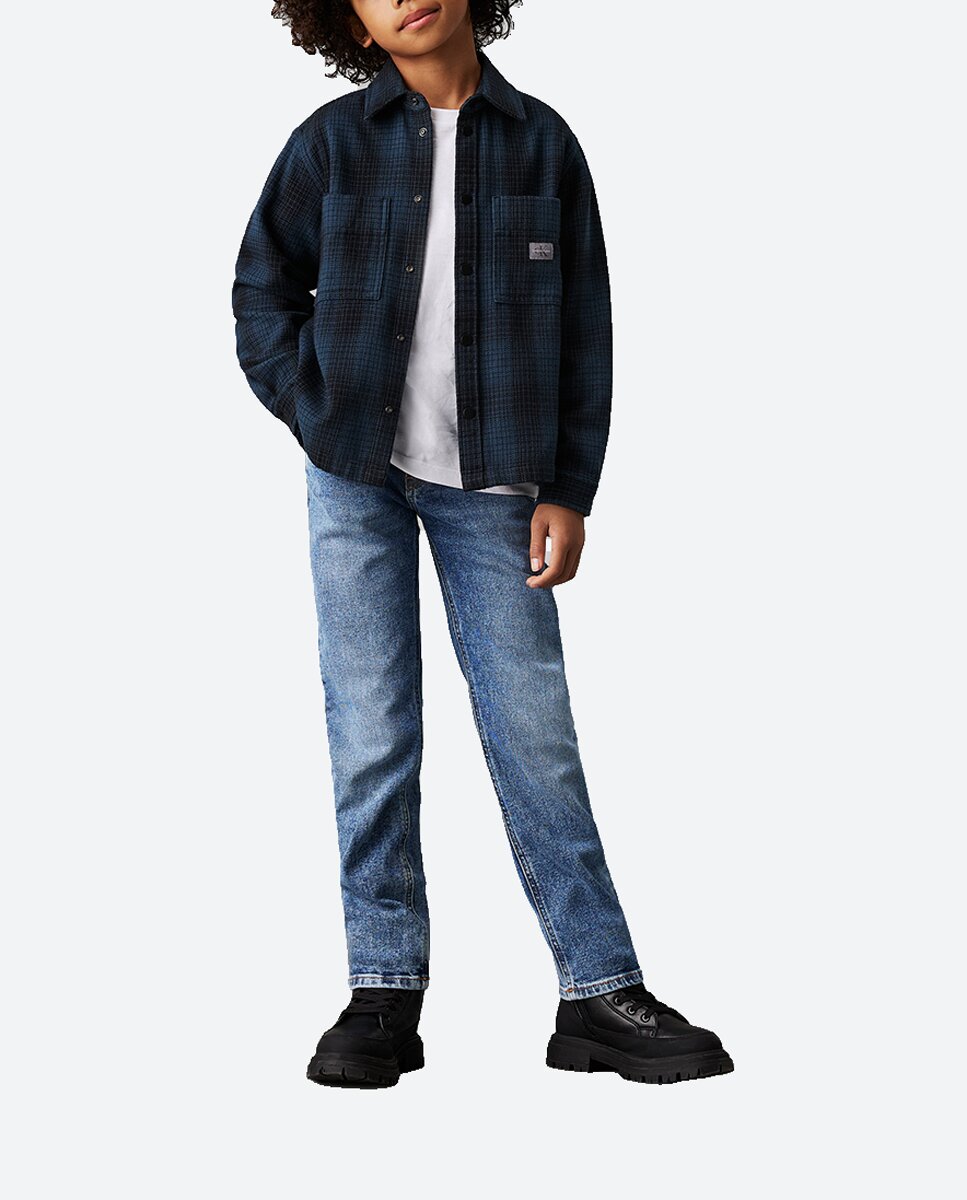 Imagen 0 de Pantalón vaquero con efecto desgastado de niño