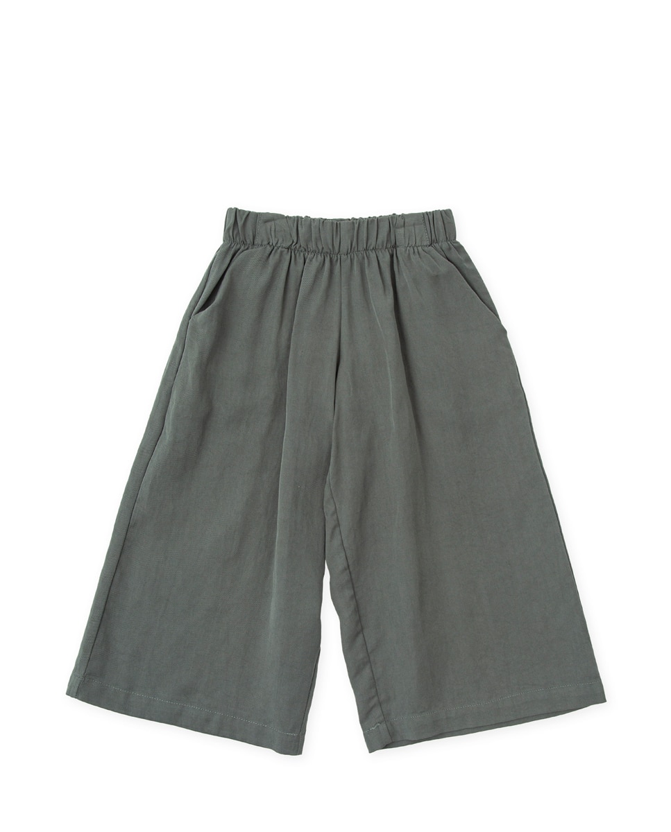 Imagen 0 de Pantalón de bebé niña culotte de viyela con cintura elástica