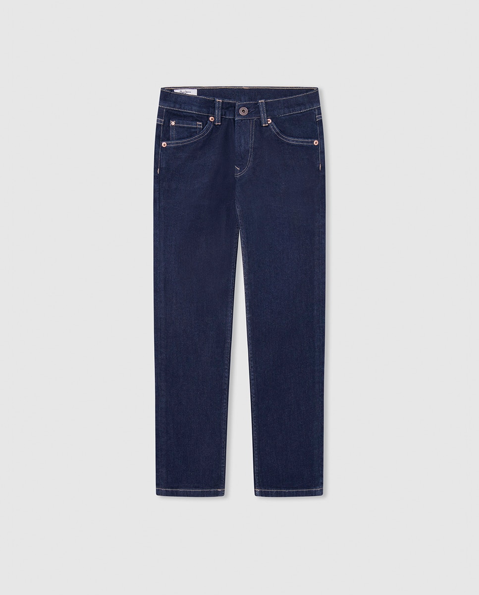 Imagen 0 de Denim slim fit  lavado oscuro para niño