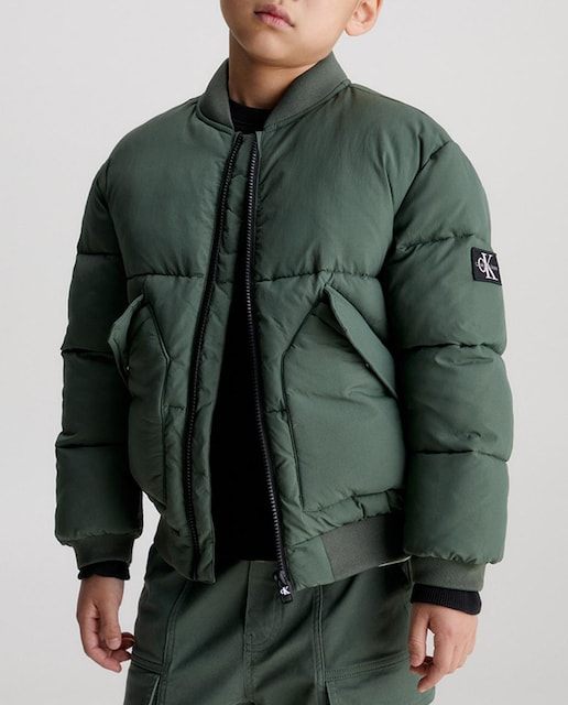 Imagen 0 de Cazadora bomber de niño verde