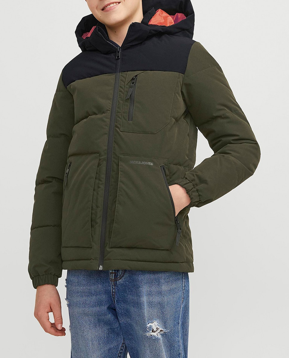 Imagen 0 de Chaqueta acolchada con capucha de niño