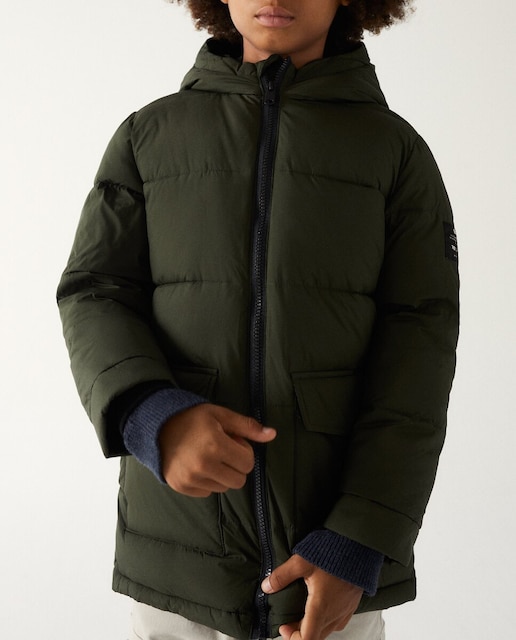 Imagen 0 de Chaqueta niño con capucha y acolchada