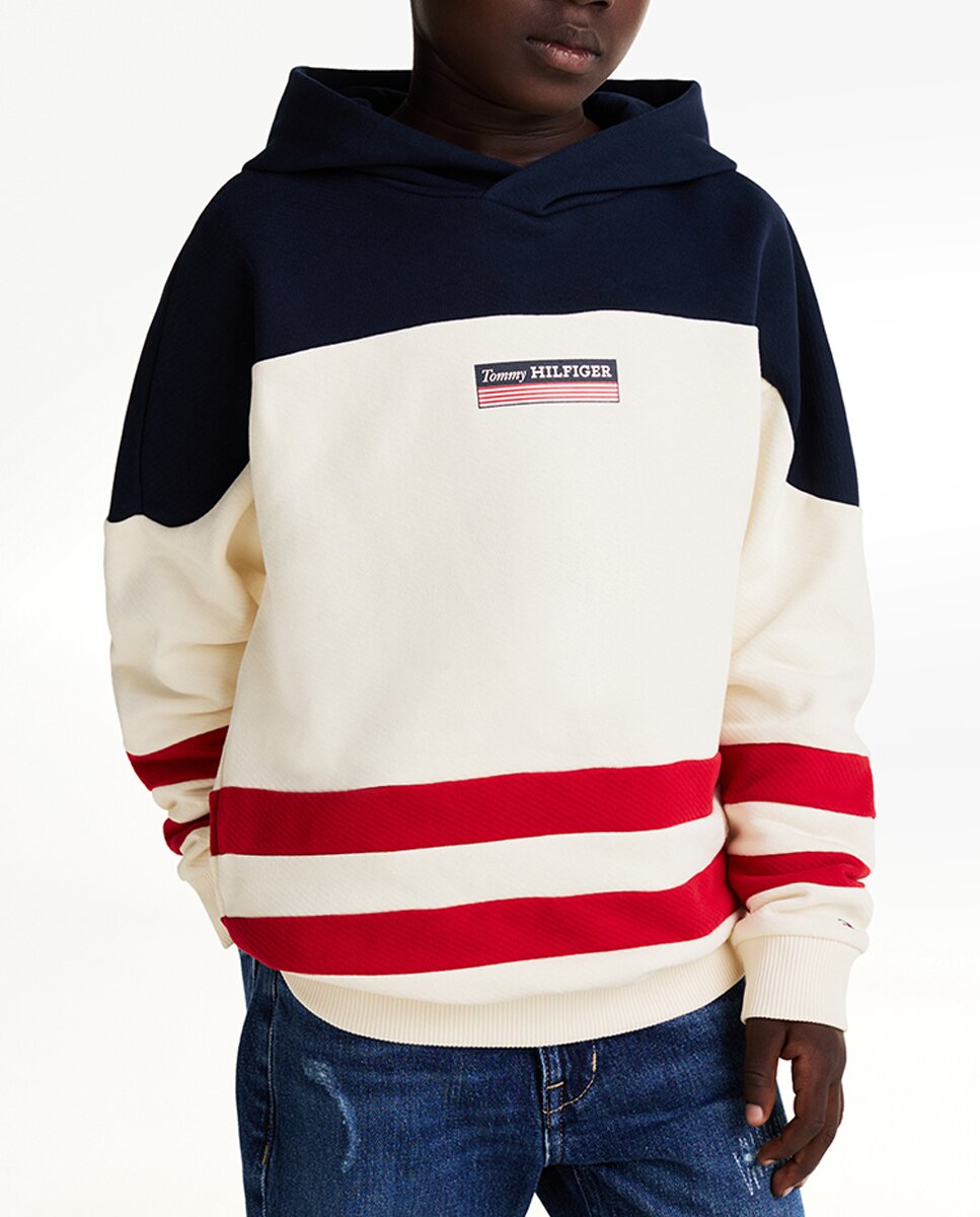 Imagen 0 de Sudadera de niño con capucha estampada