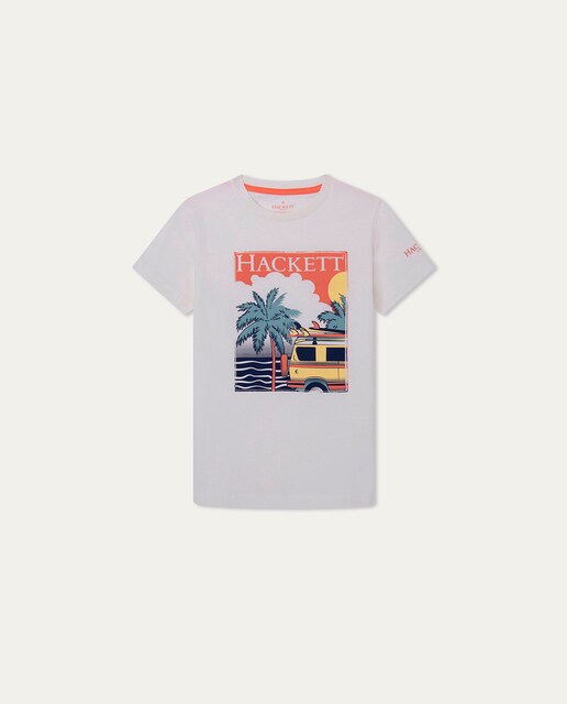 Imagen 0 de Camiseta de niño con prints de playa