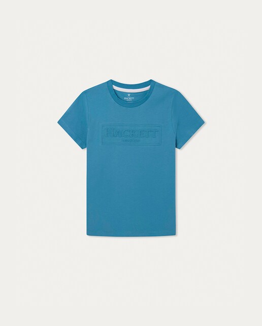 Imagen 0 de Camiseta básica de niño con logotipo en relieve