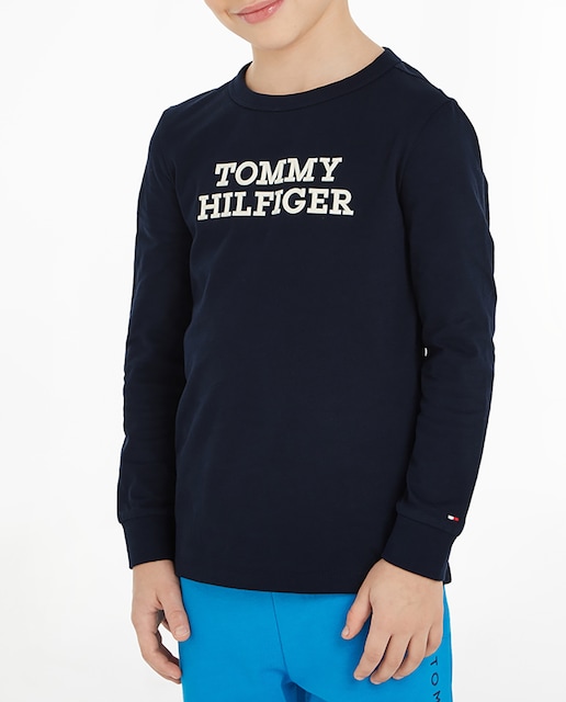 Imagen 0 de Camiseta de niño de cuello redondo y manga larga