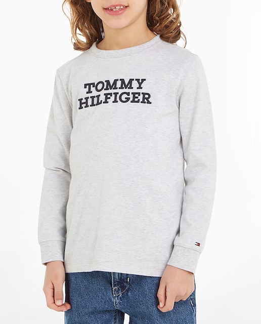 Imagen 0 de Camiseta de niño de cuello redondo y manga larga