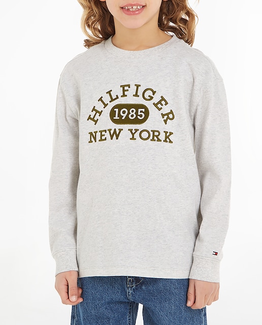 Imagen 0 de Camiseta de niño de cuello redondo y manga larga