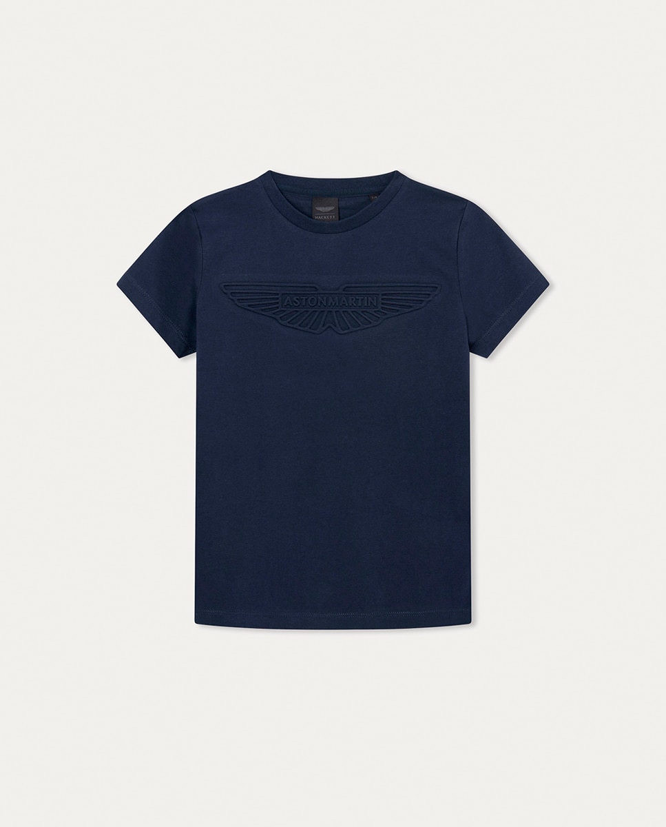 Imagen 0 de Camiseta de niño Aston Martin cuello caja