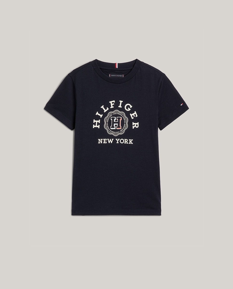 Imagen 0 de Camiseta de niño manga corta y cuello redondo