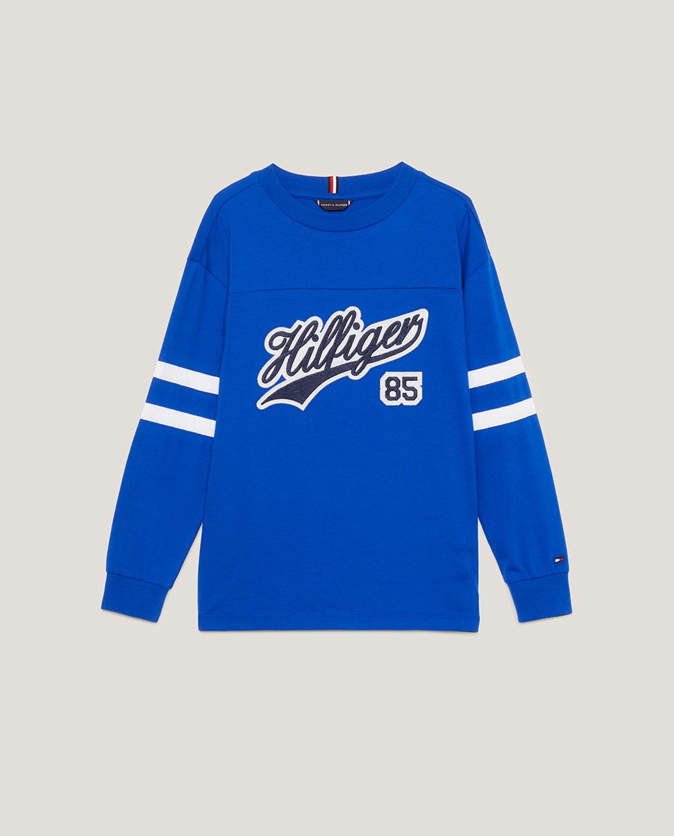 Imagen 0 de Camiseta de niño manga larga y cuello redondo