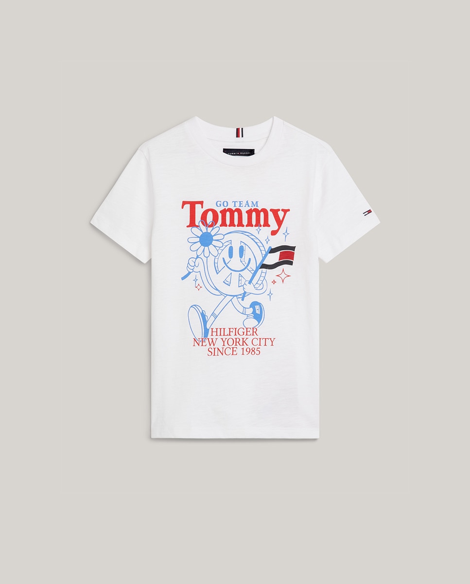 Imagen 0 de Camiseta de niño manga corta y cuello redondo