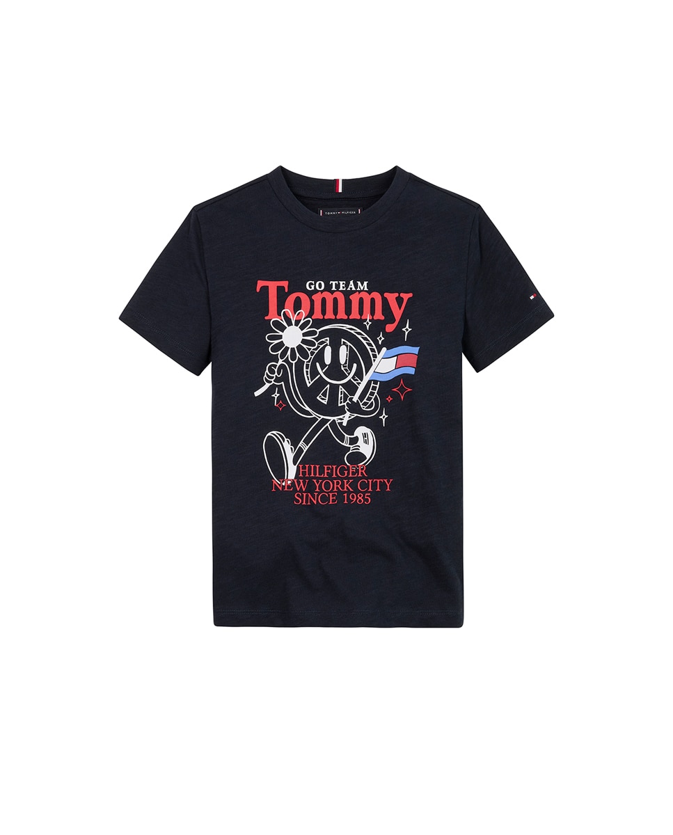 Imagen 0 de Camiseta de niño manga corta y cuello redondo