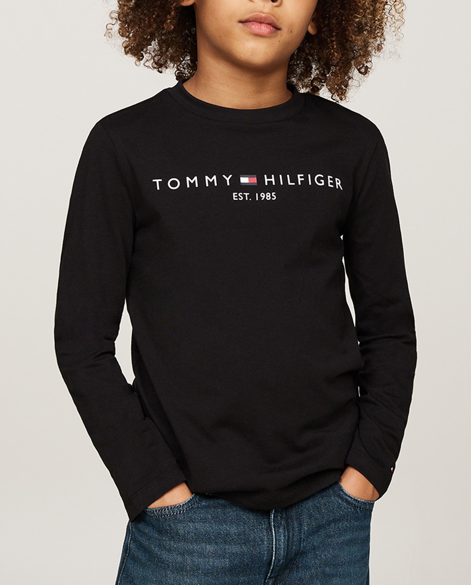 Imagen 0 de Camiseta de niño de manga larga con cuello redondo