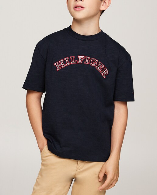 Imagen 0 de Camiseta de niño de manga corta con cuello redondo