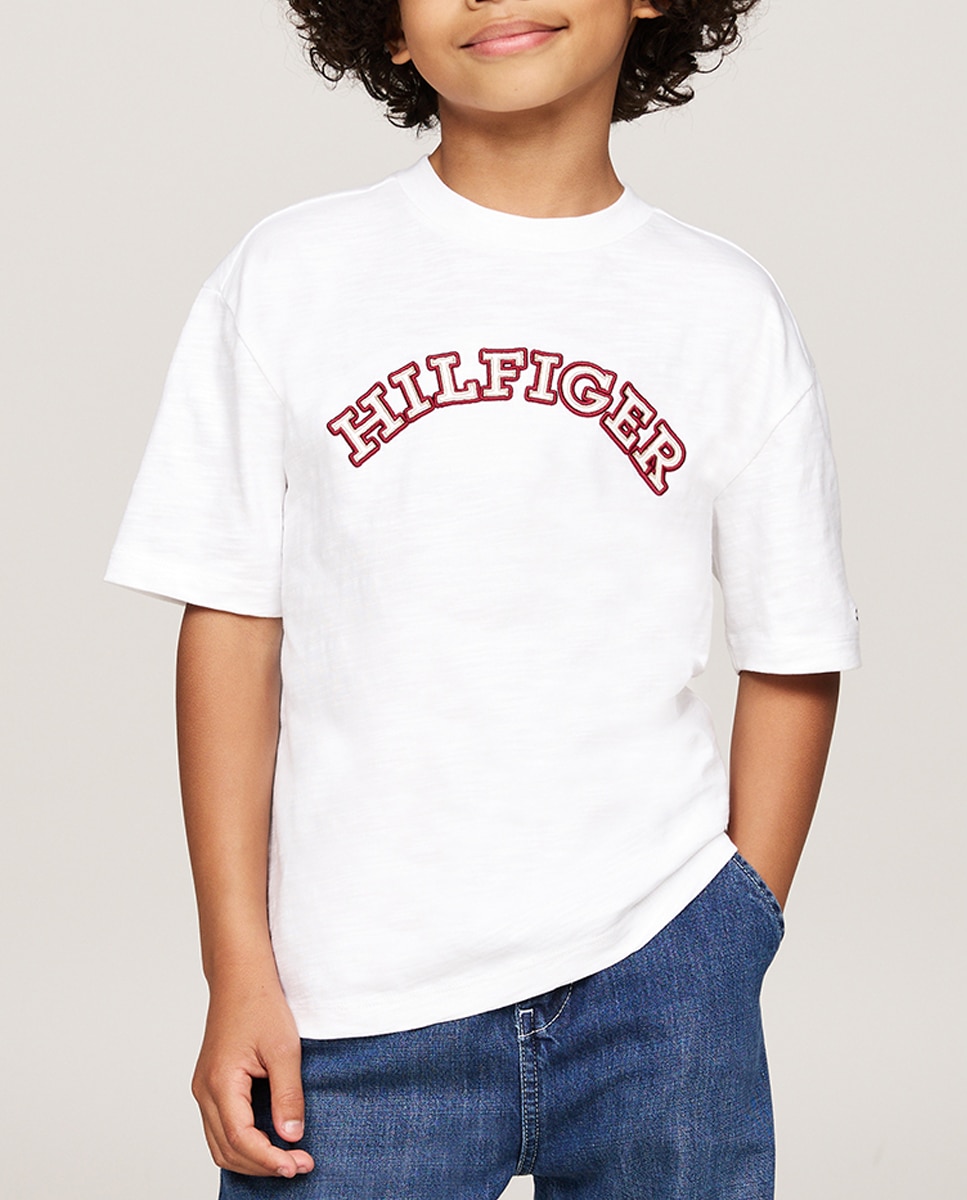 Imagen 0 de Camiseta de niño de manga corta con cuello redondo
