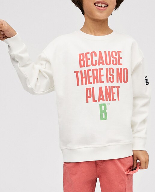 Imagen 0 de Sudadera de niño manga larga, estampado frontal grande