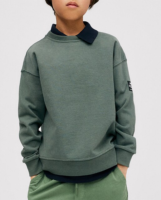 Imagen 0 de Sudadera de niño manga larga lisa