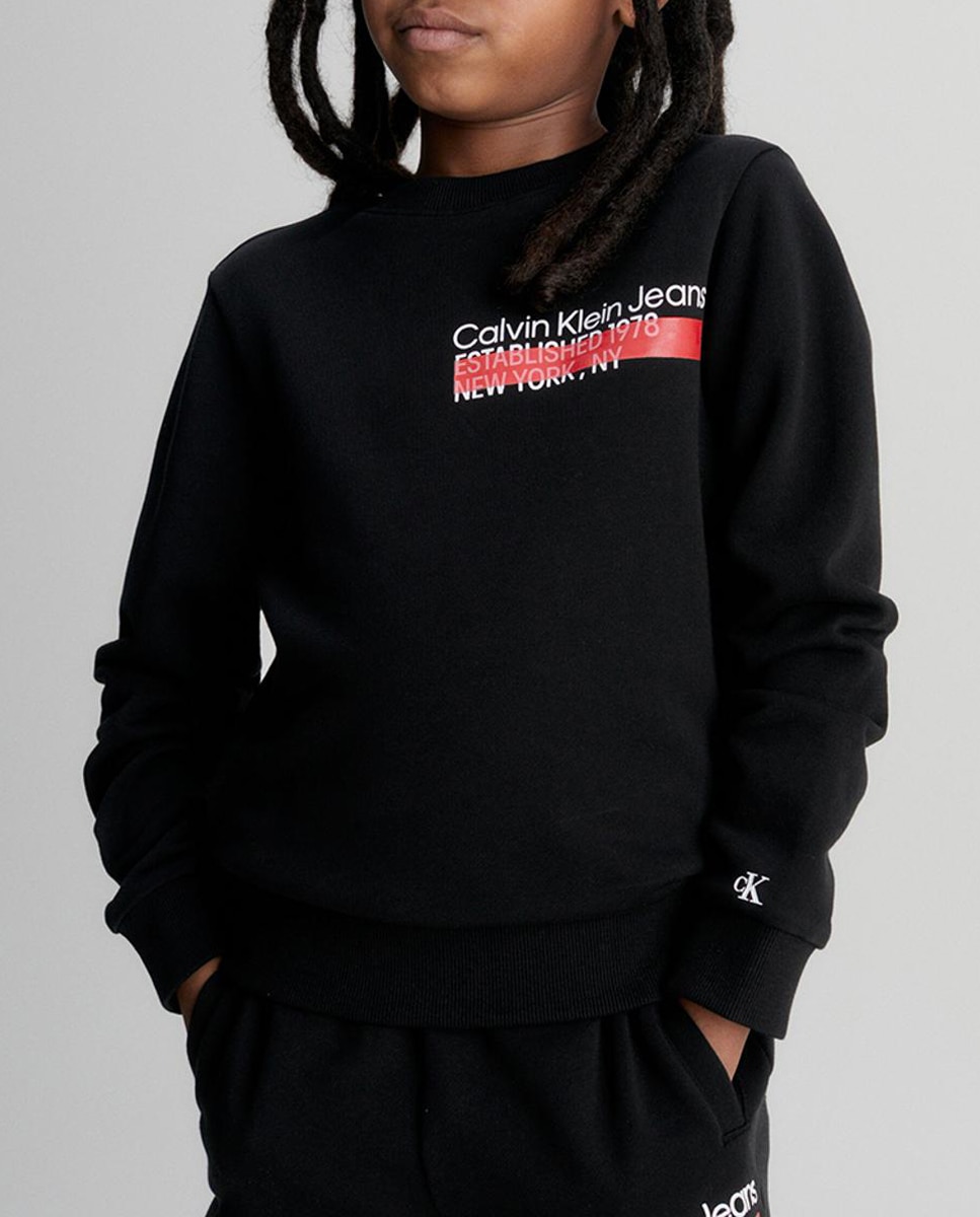 Imagen 0 de Sudadera negra de niño