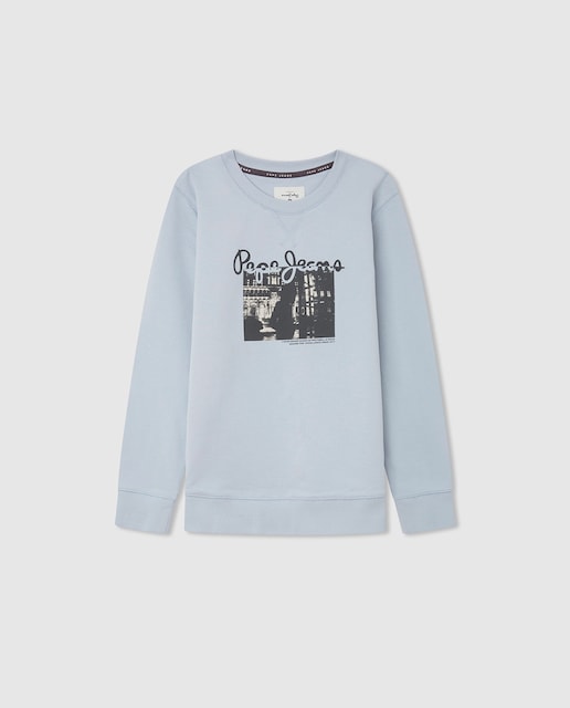 Imagen 0 de Sudadera de niño con fotografía estampada