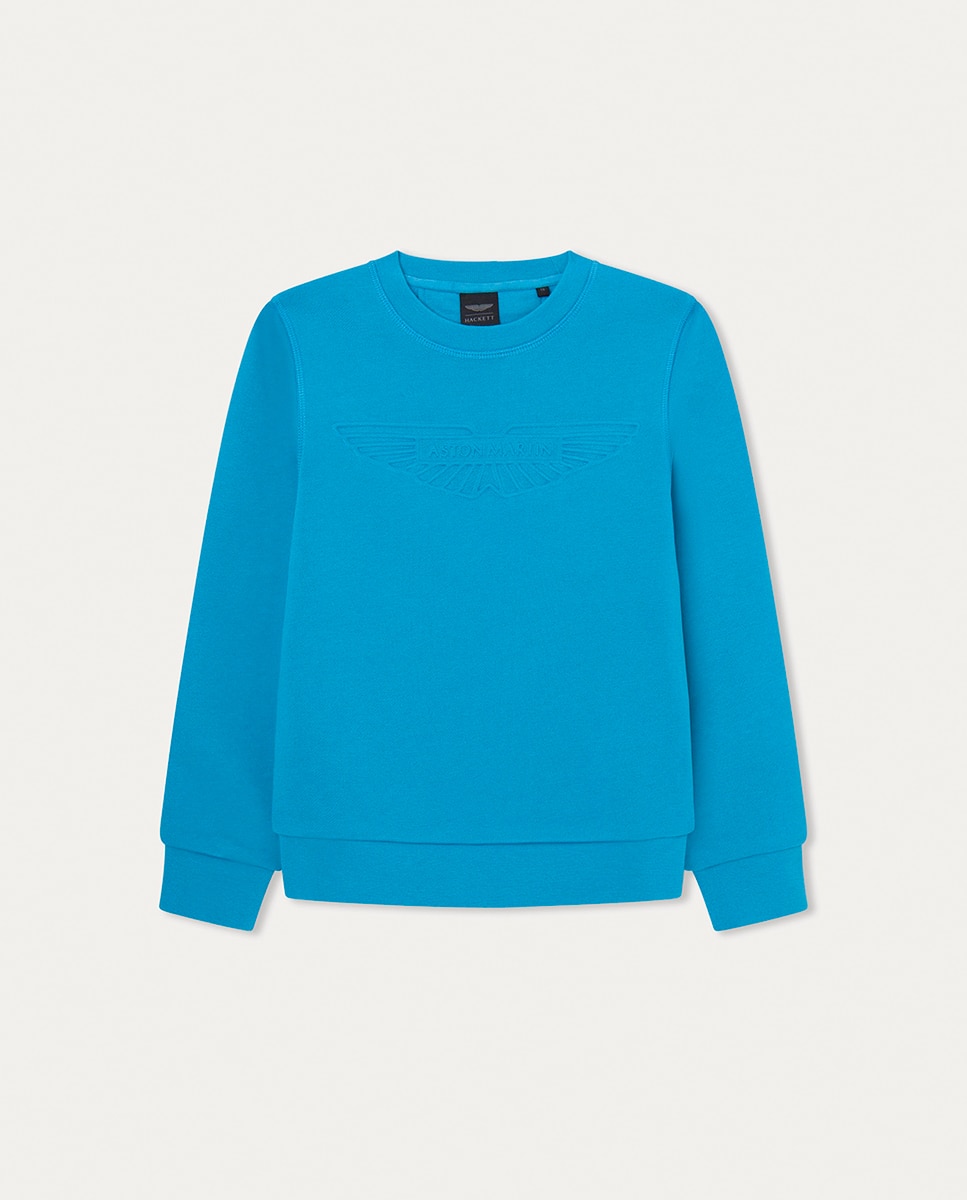 Imagen 0 de Sudadera de niño Aston Martin cuello caja