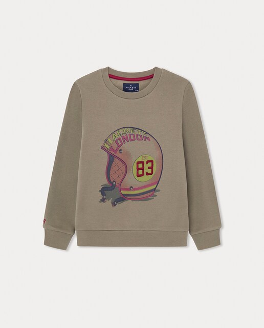 Imagen 0 de Sudadera Cuello caja con print