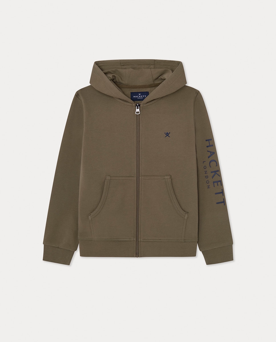 Imagen 0 de Sudadera con capucha y cremallera logotipo frontal