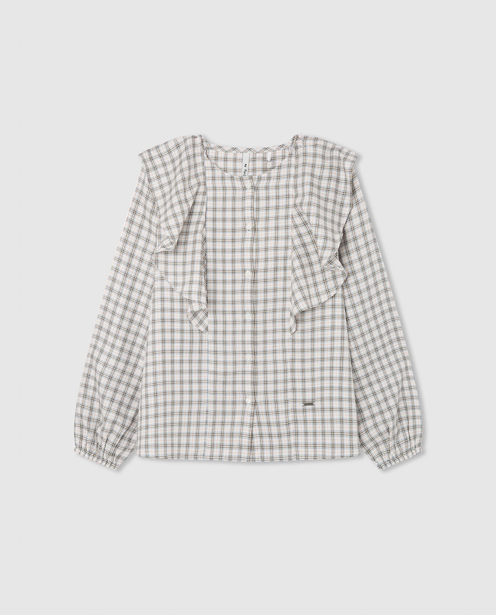 Imagen 0 de Blusa de cuadros para niña