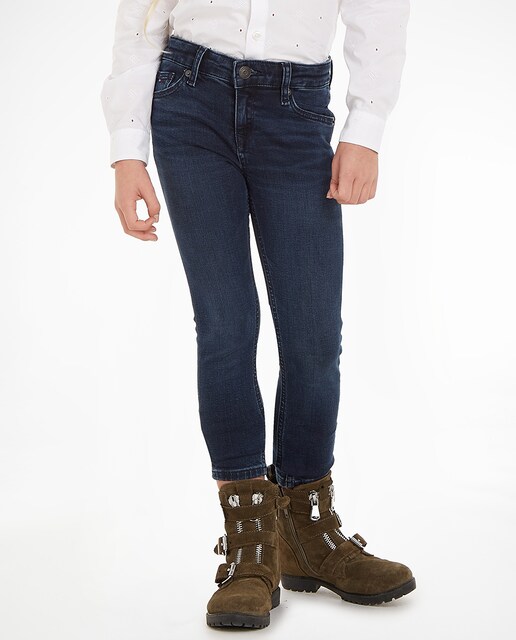Imagen 0 de Vaquero de niña skinny cinco bolsillos