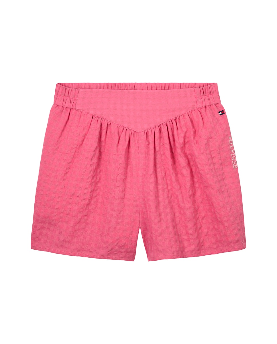 Imagen 0 de Pantalón de bebé niña corto con goma elástica