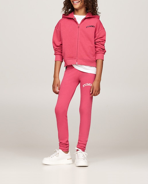 Imagen 0 de Leggings de niña lisos y con cintura elástica