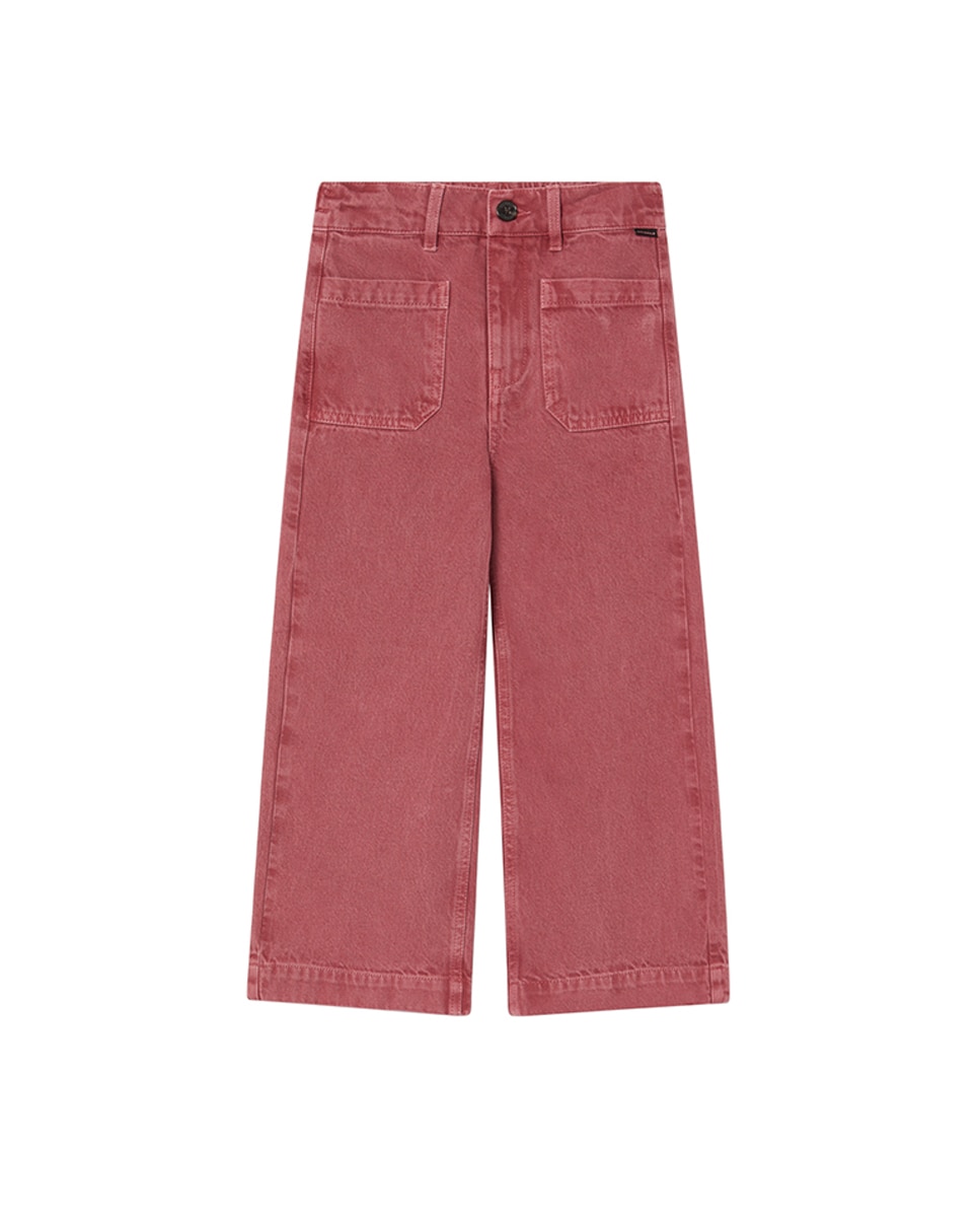 Imagen 0 de Pantalon ancho de niña con bolsillos laterales
