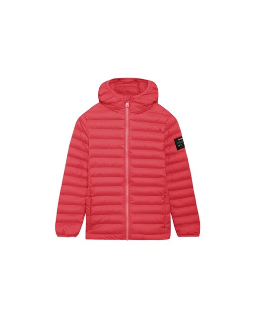 Imagen 0 de Chaqueta de niño con capucha estilo plumas